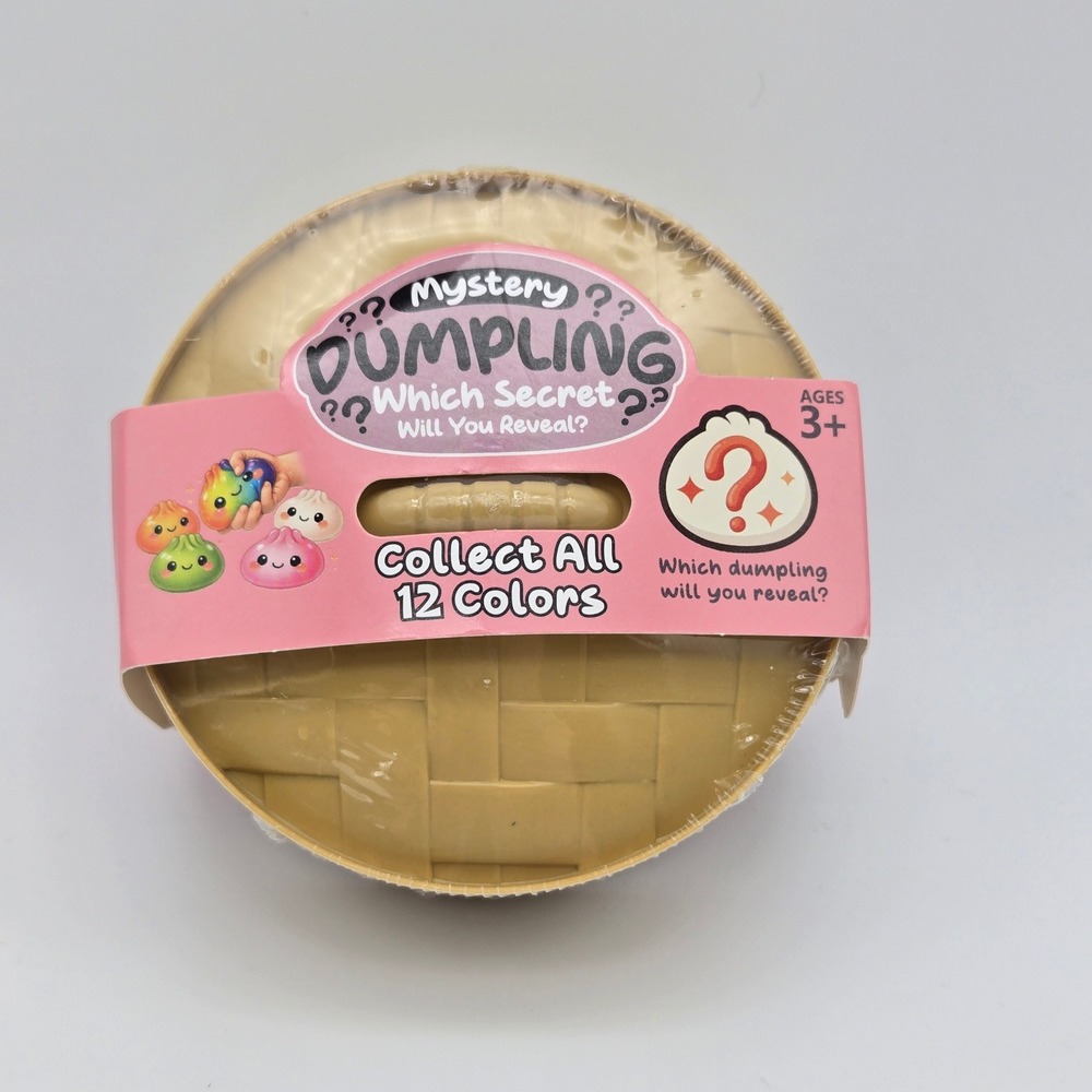 New MSG Inc Mystery Dumpling Tan Squishy Fidget Toy Blind Box Kawaii - Sealed‎